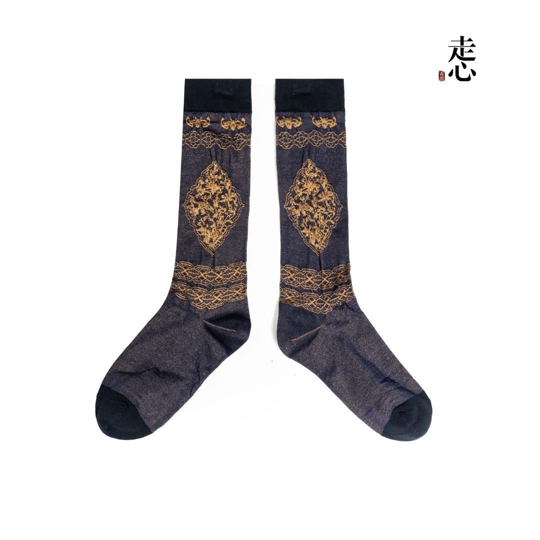 【走心非遗香云纱】袜子大合集~~