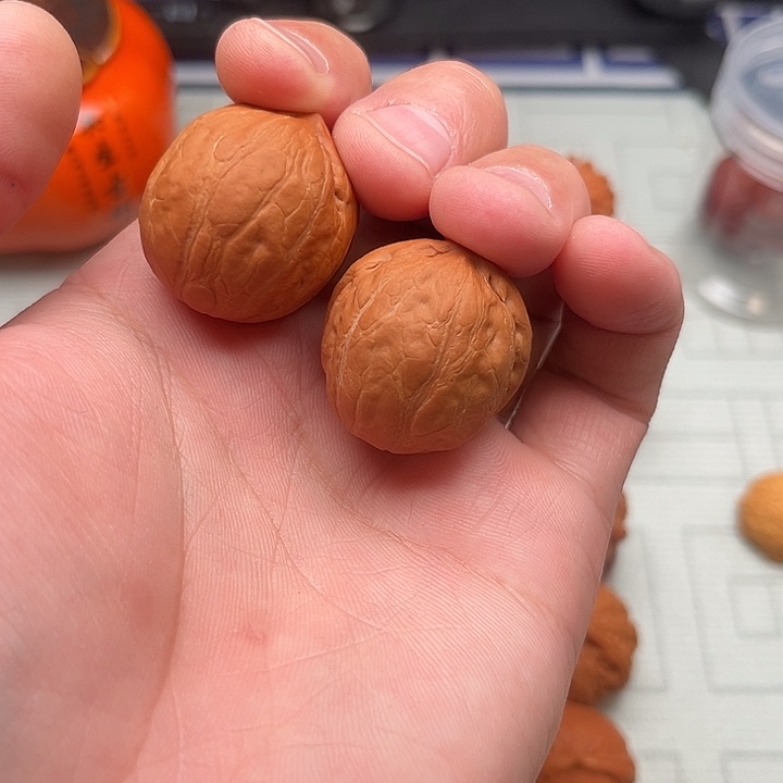 把件文玩核桃红运珠
