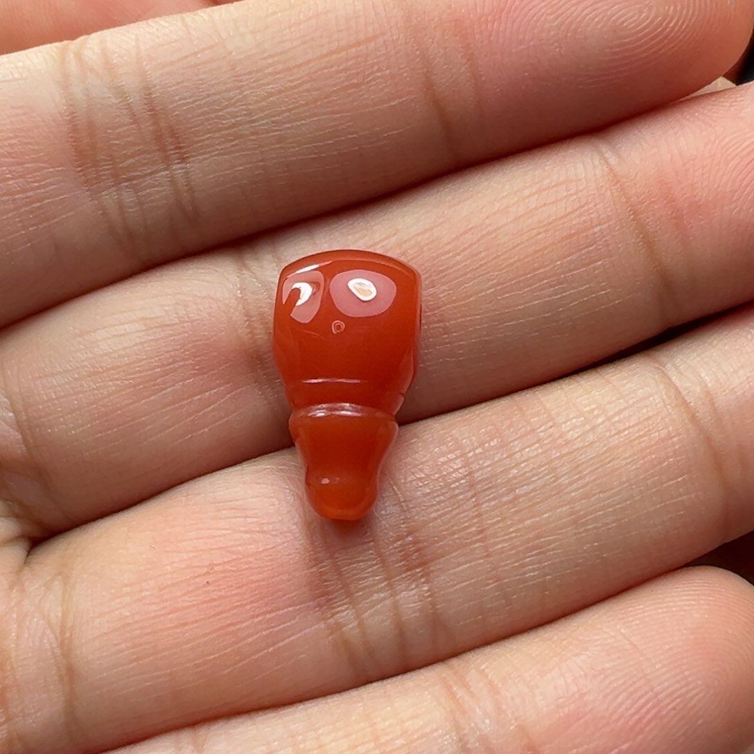 南红玛瑙三通未镶嵌