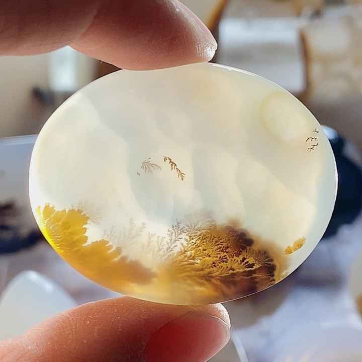 玛瑙/玉髓颈饰足银镀金镶嵌