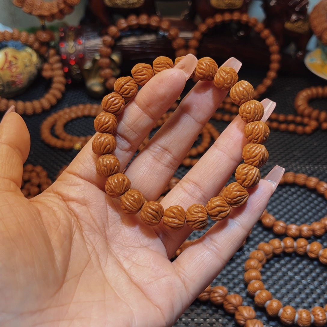 手串桃核12野生小飞龙单圈