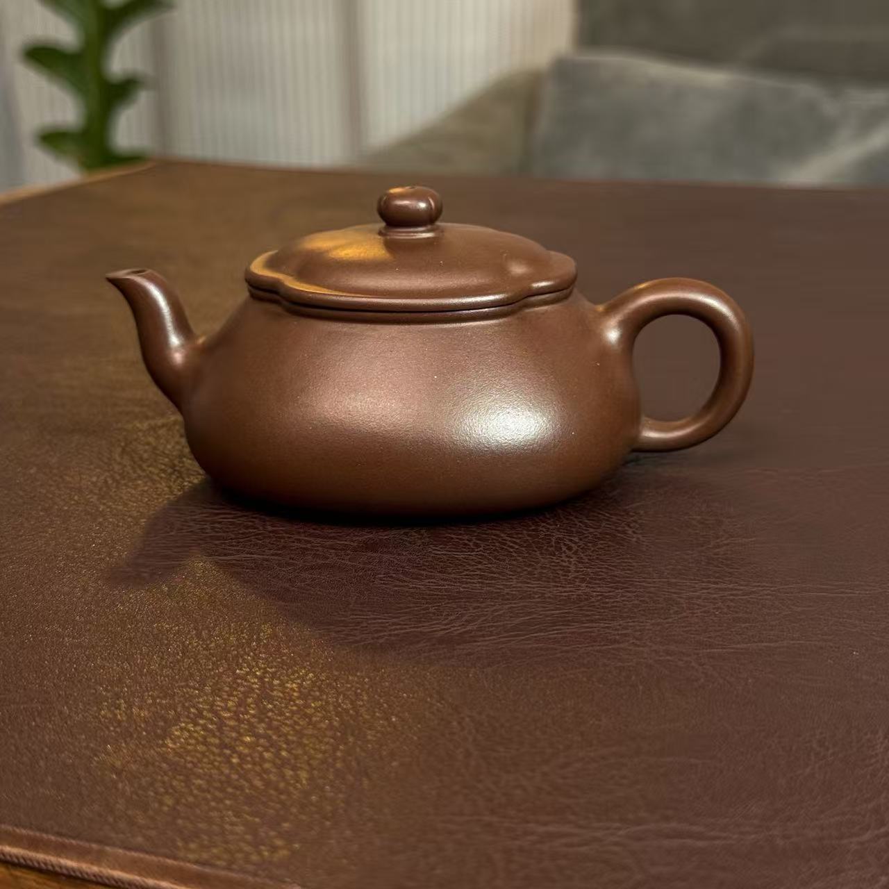 【海棠川】紫泥 150cc 手工紫砂壶 JCE