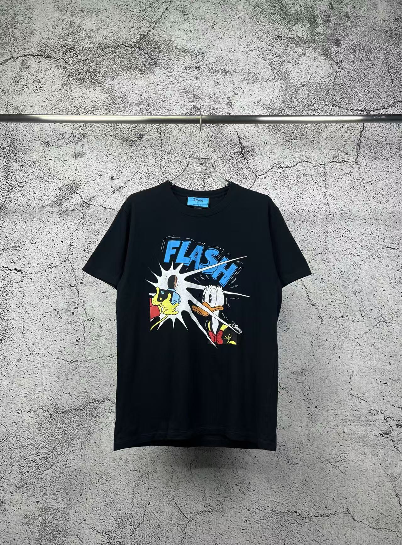 99新 GUCCI/古驰 迪士尼联名T恤/S码无领标/RB0116