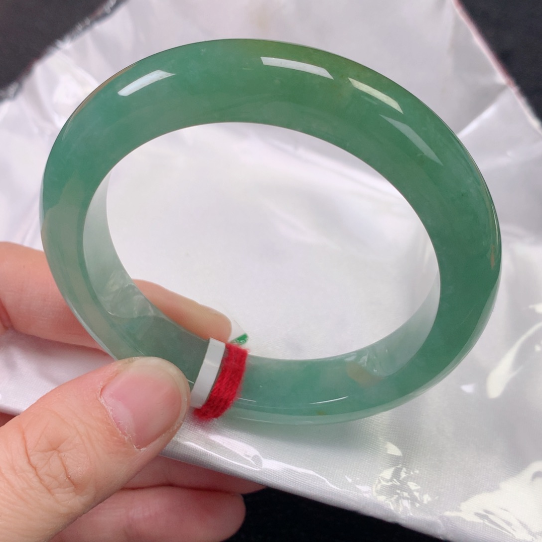 未镶嵌手镯翡翠缅甸天然翡翠手镯5556