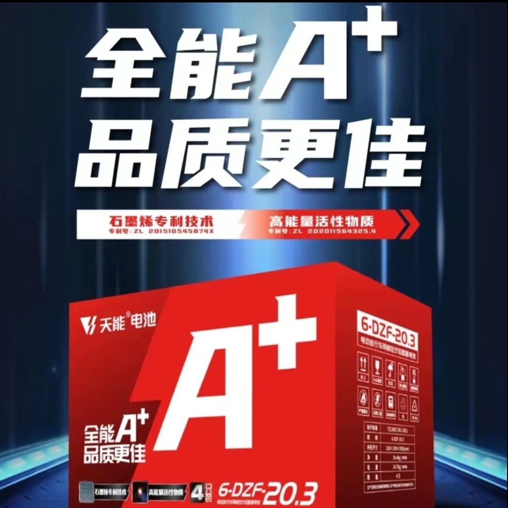 天能A+蓄电池 【60V 39Ah】以旧换新 升级版动力 低耗高效