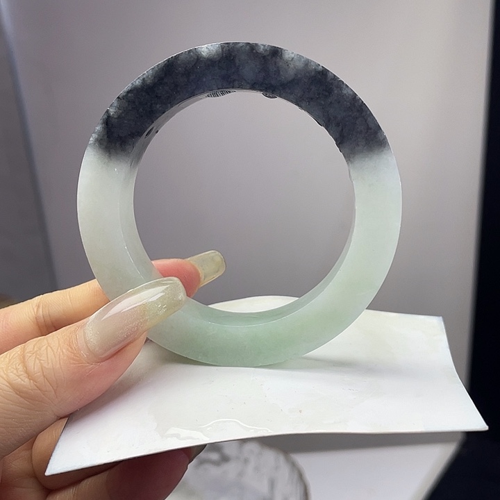 定制翡翠未镶嵌天然翡翠A货飘花洒金