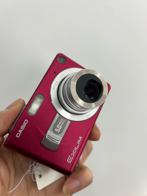 95新 Casio/卡西欧 Z50ccd数码相机红色配件齐
