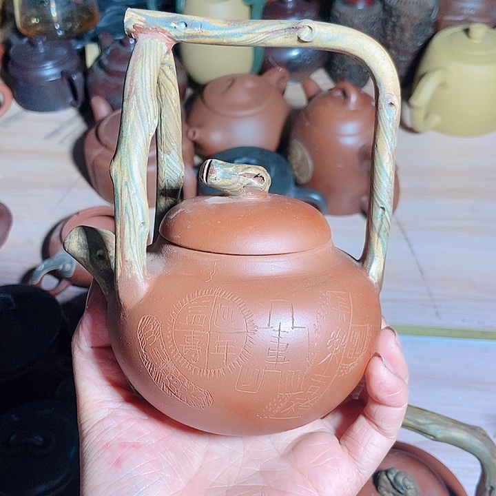 紫砂茶杯宜兴紫砂全手工制作