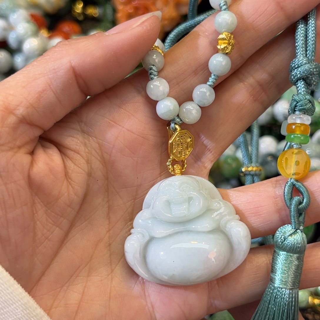 翡翠颈饰未镶嵌待编款