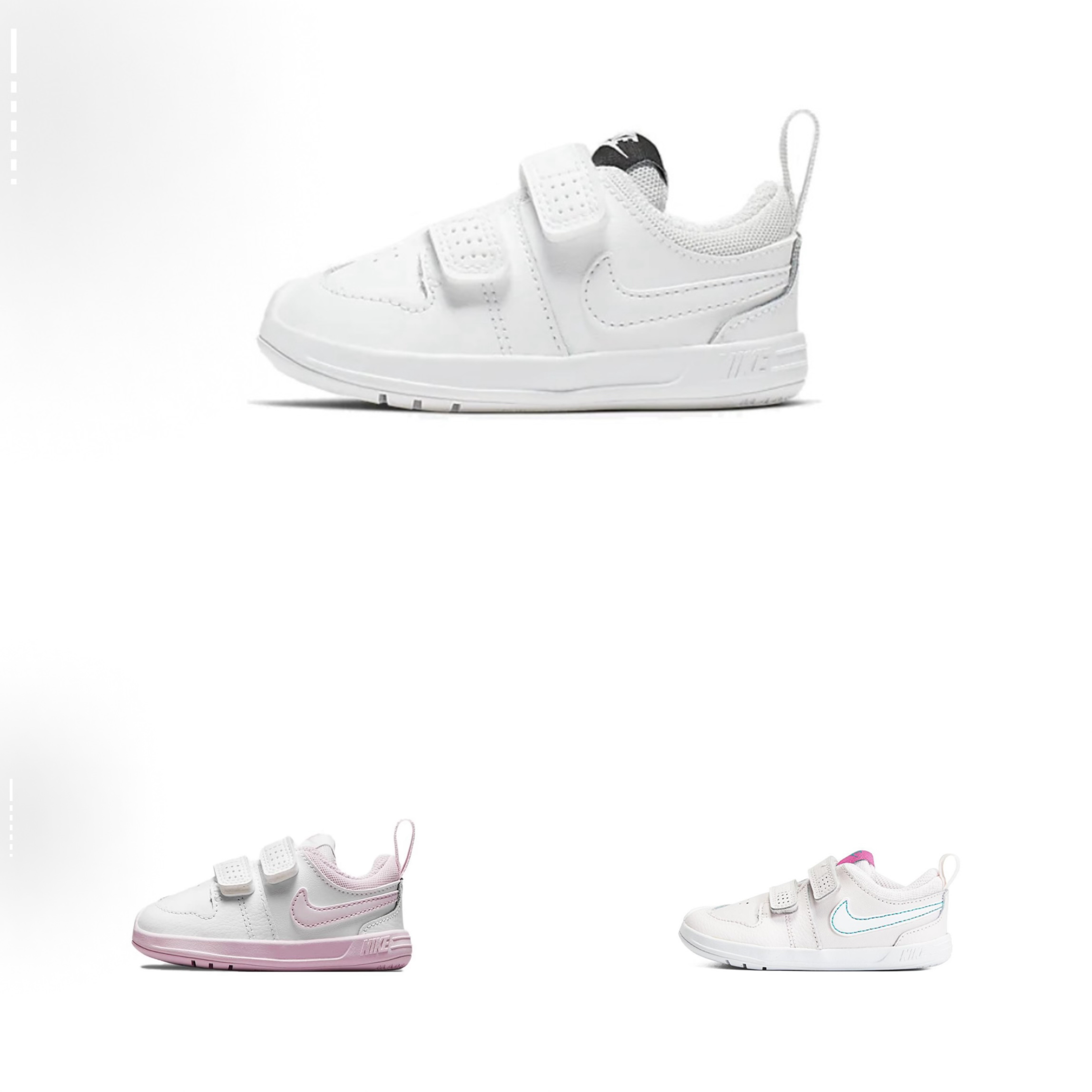 NIKE/耐克 婴童中性低帮魔术贴运动休闲软底经典板鞋 4162 4161