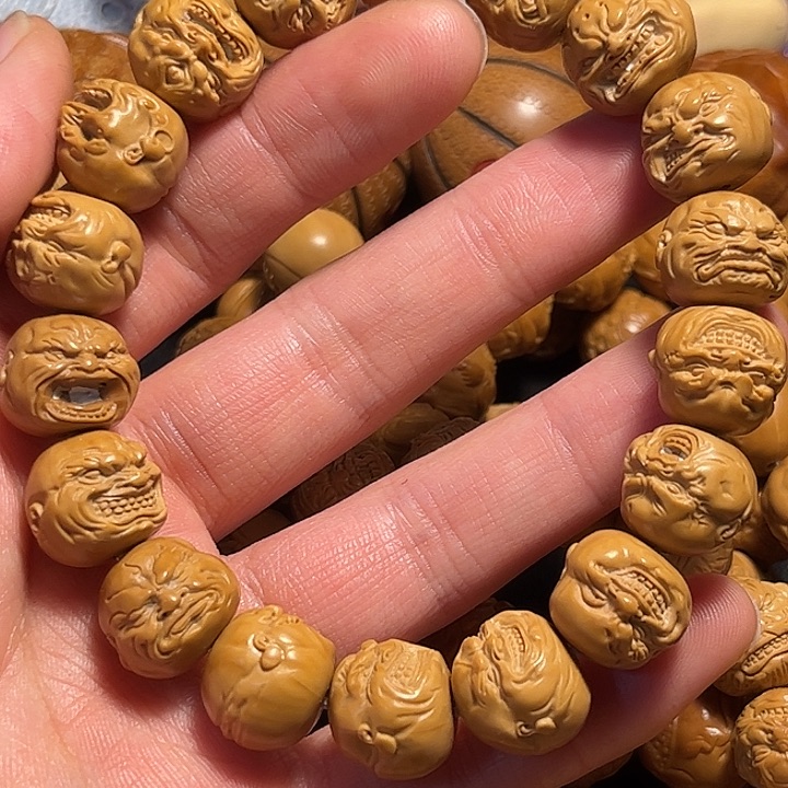 橄榄核手串/手链猴头精工恶僧