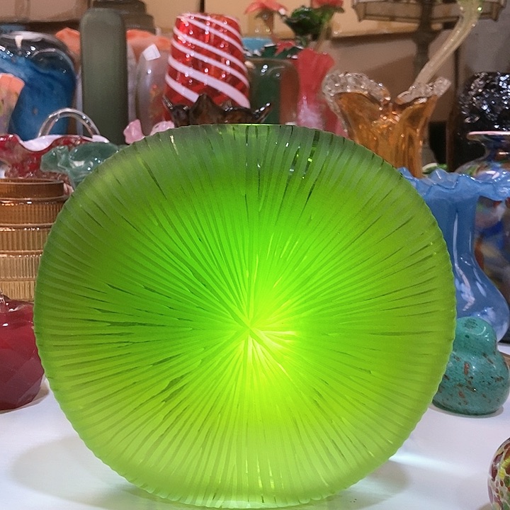 琉璃琉璃花瓶高22口2