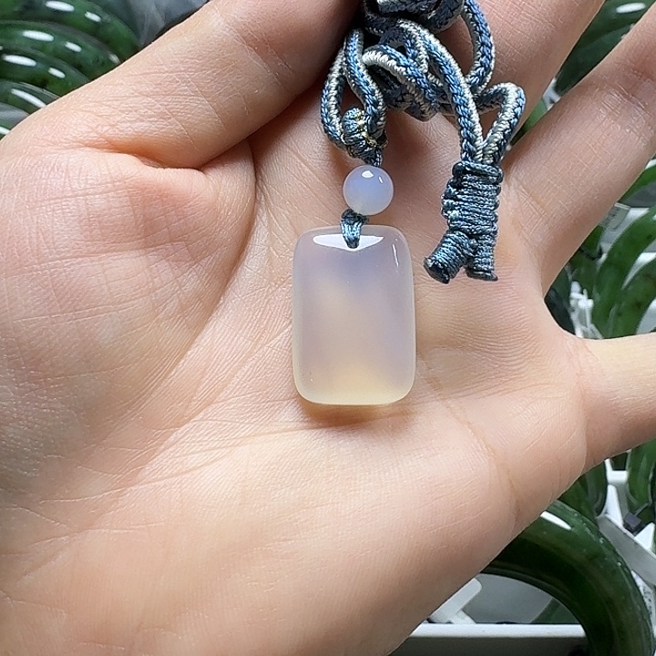 和田玉（碧玉）未镶嵌手镯吊坠