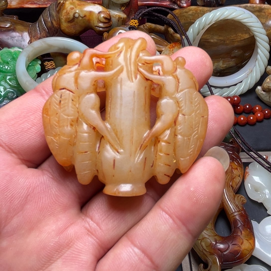 和田玉挂件未镶嵌用****4