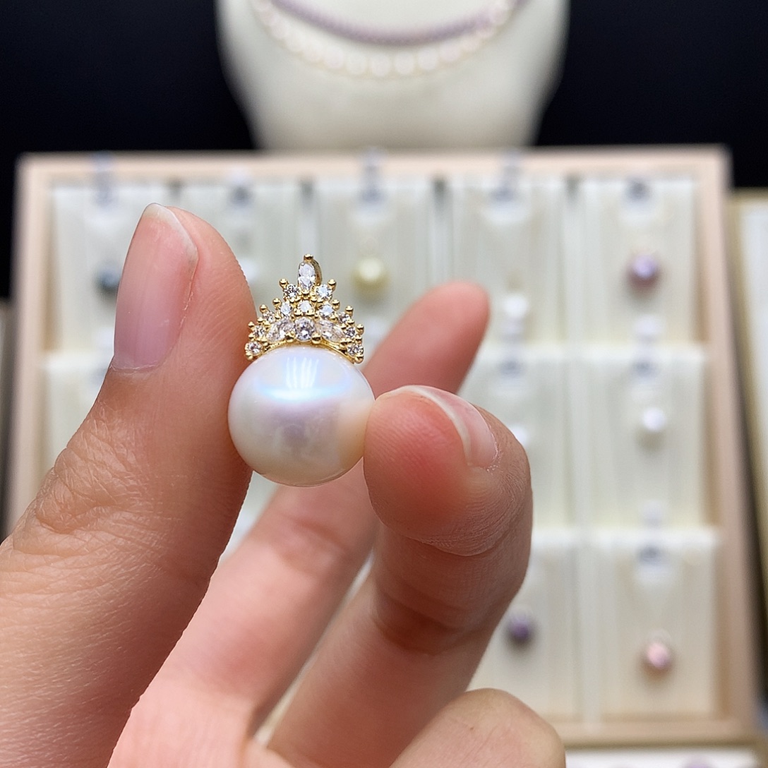 淡水珍珠颈饰合金