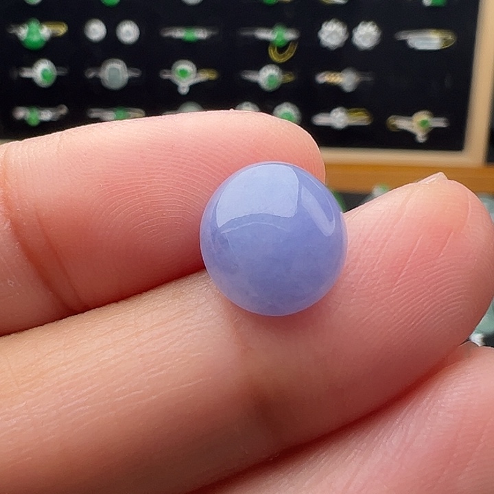 翡翠未镶嵌颈饰蛋10.4