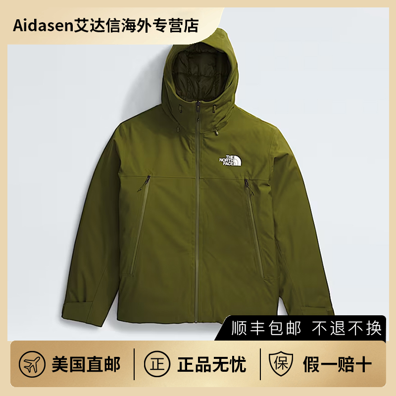 The North Face北面美版男士 Range Down Jacket连帽羽绒服 600蓬