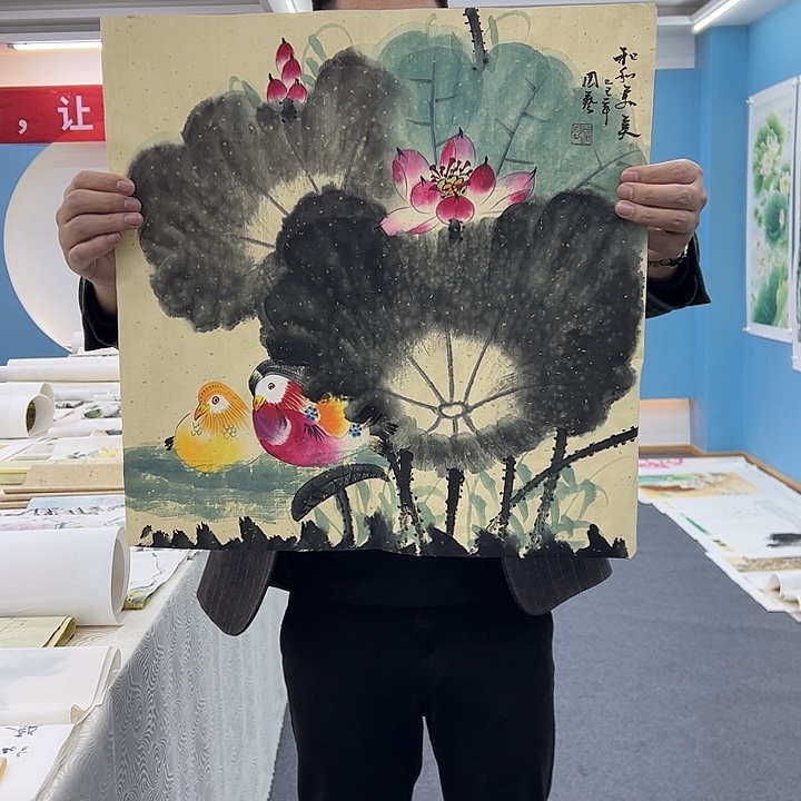 国画手绘国画作品