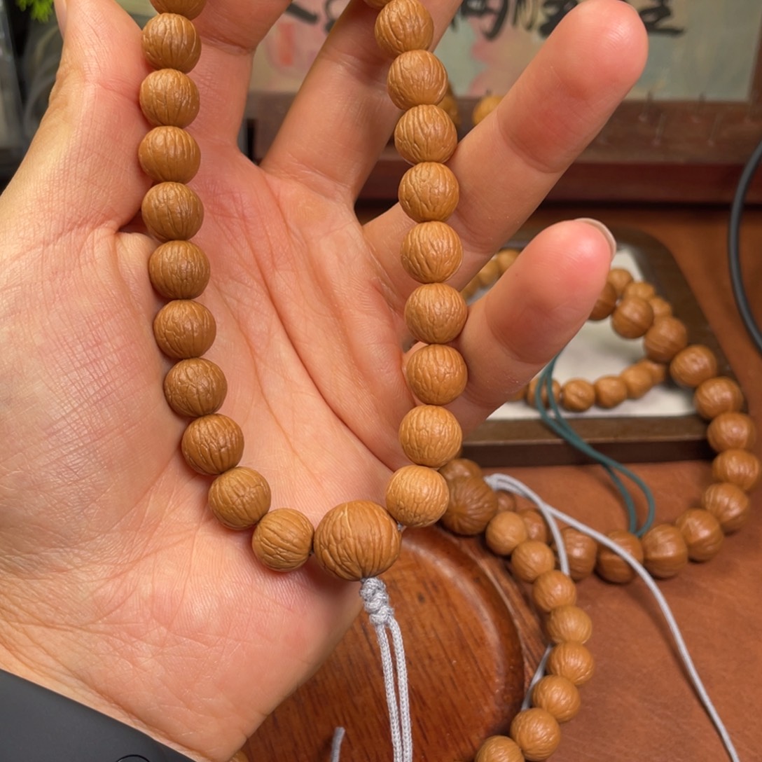 麻***烦手串猴头核桃凤羽