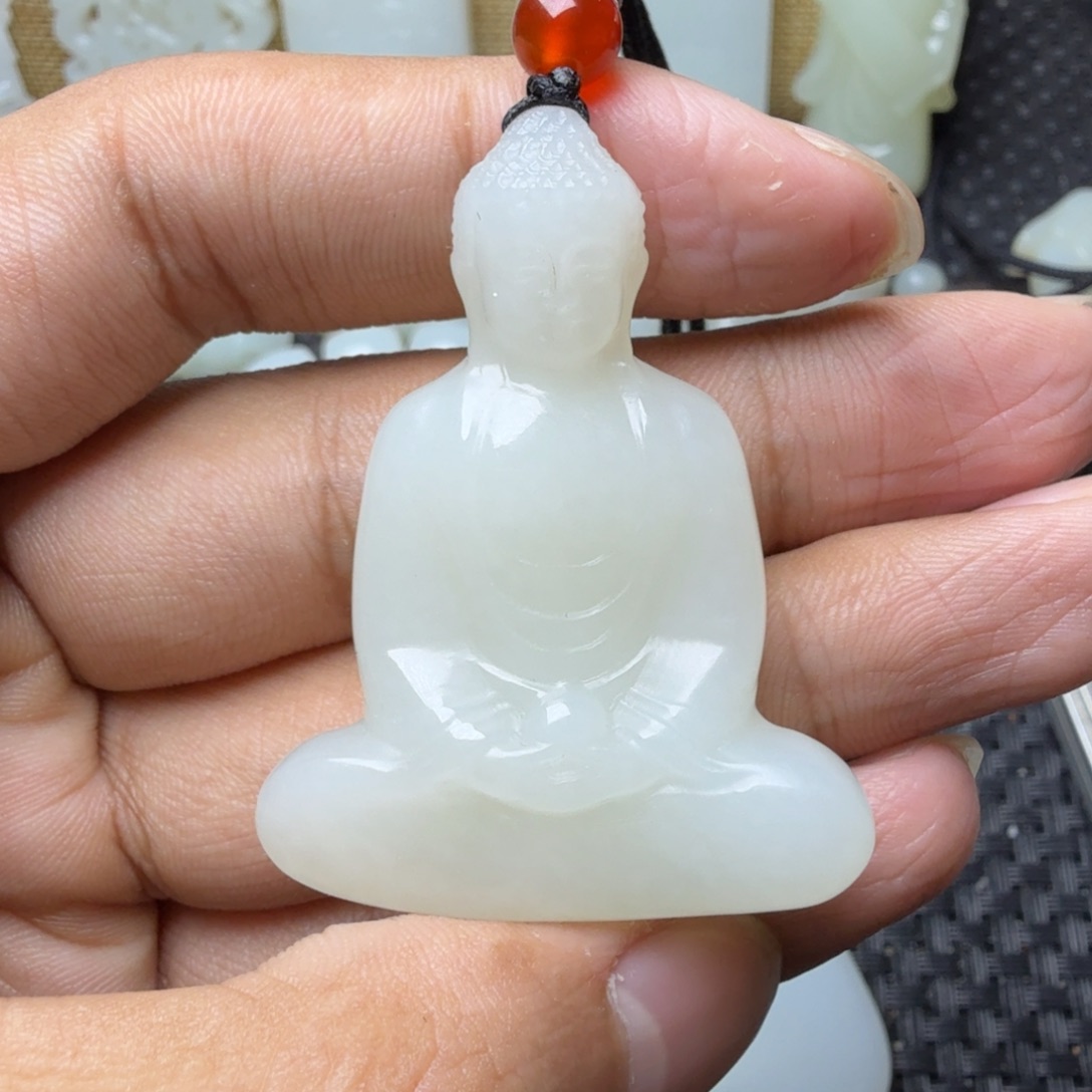 未镶嵌和田玉挂件我**音