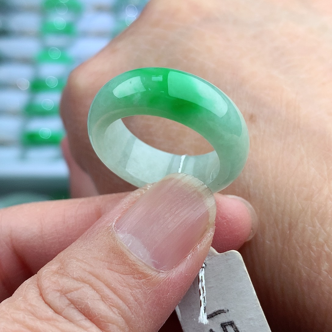 未镶嵌戒指翡翠15号