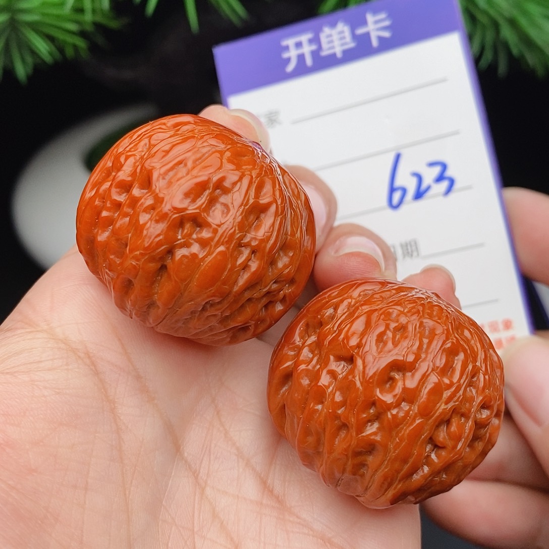 文玩核桃把件36铁锤623