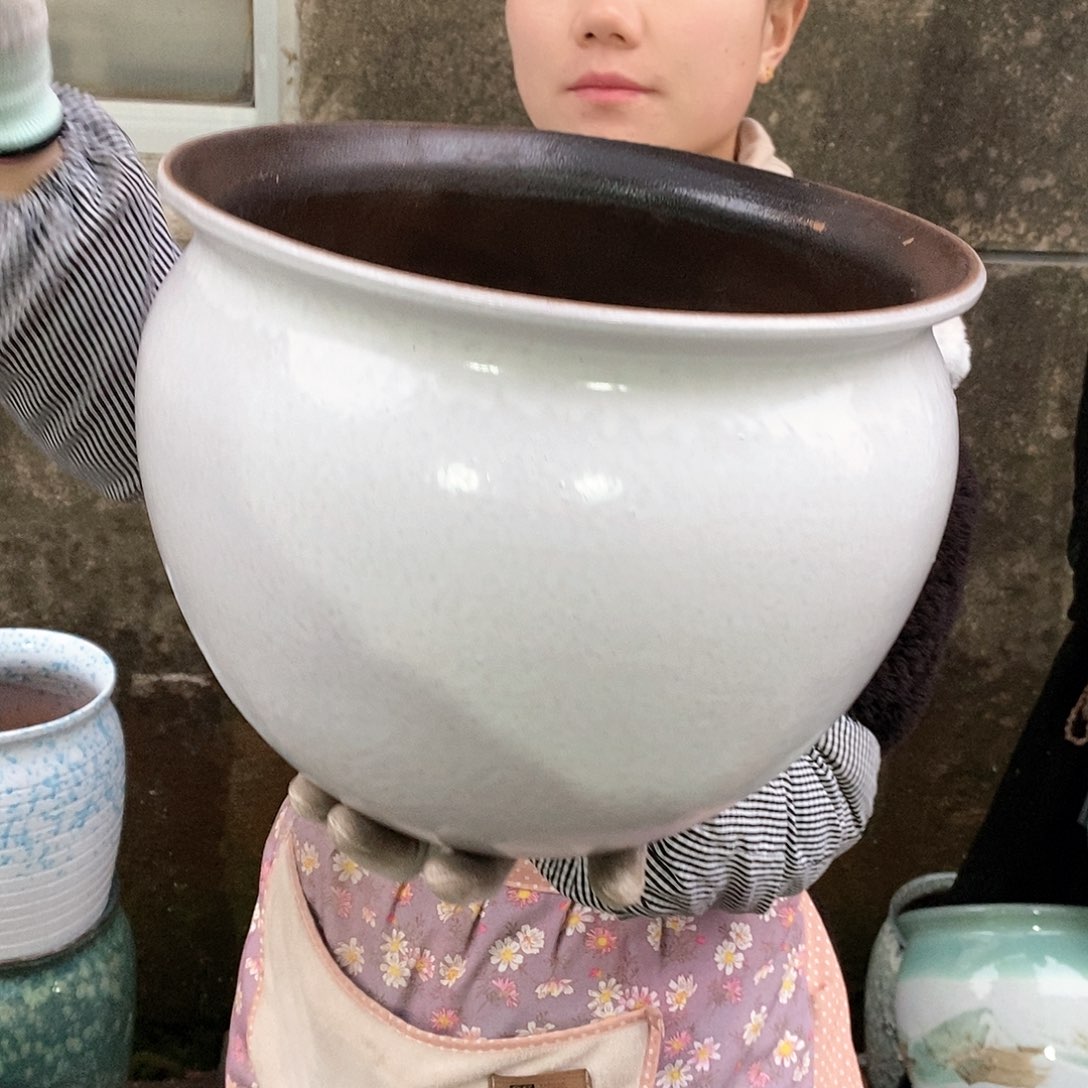 紫砂花盆正品口30高24
