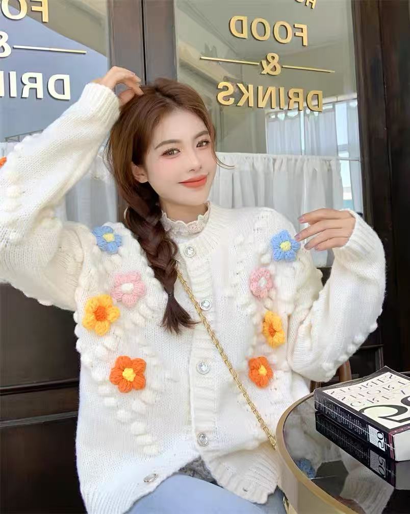 《001-050》秋冬款靓妹开衫外套