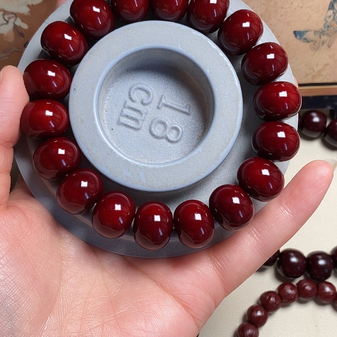 笑***)核桃手串/手链15+算盘