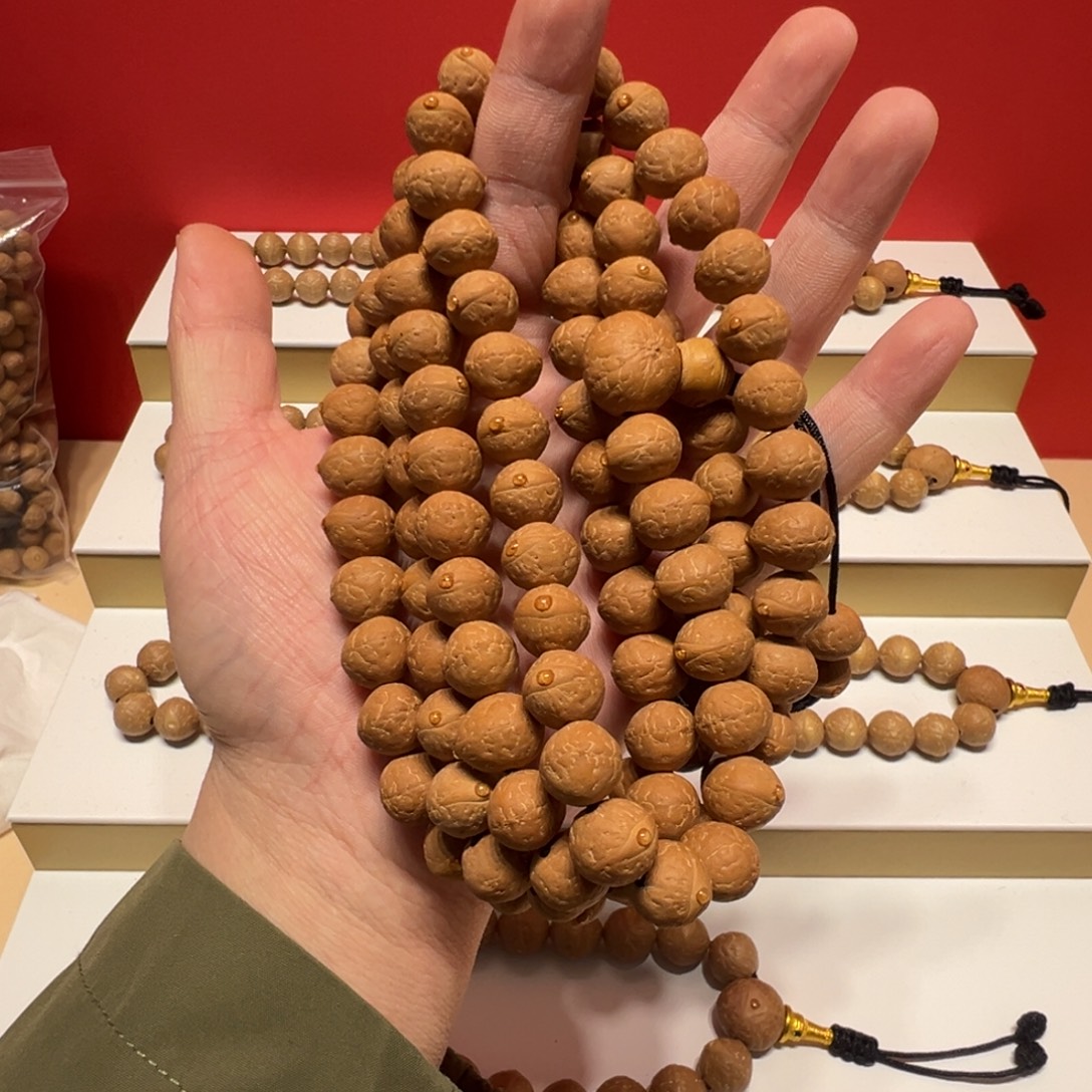 手串凤眼菩提11.5mm凤眼菩提108颗矮桩