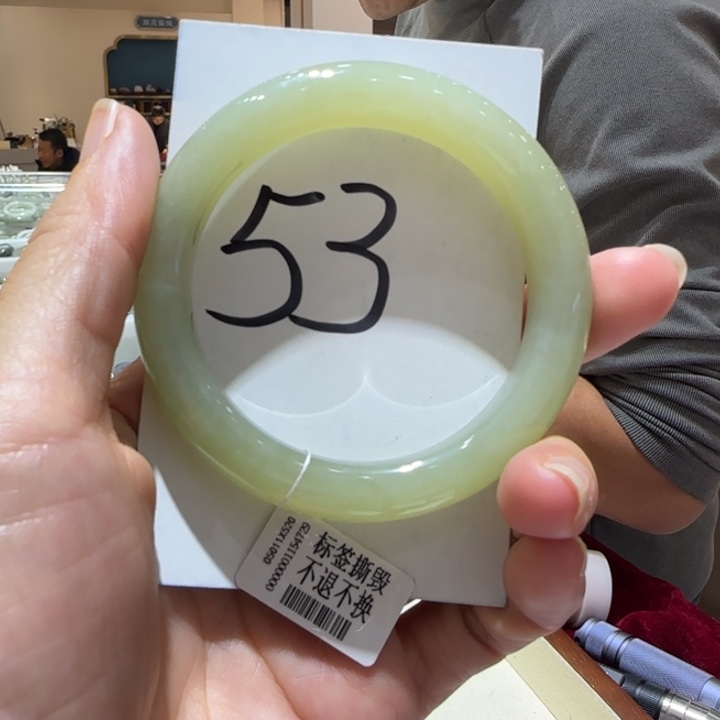 和田玉未镶嵌手镯756