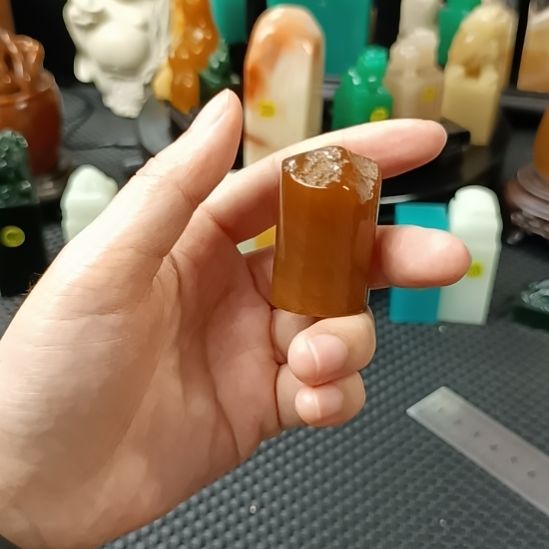 寿山石印石田黄圆章