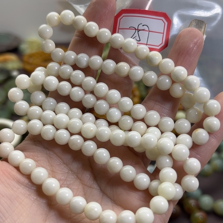 蛇纹石玉未镶嵌手链