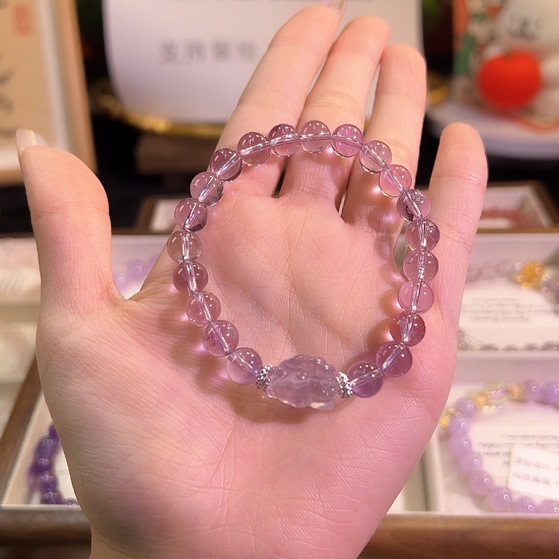 水晶手链未镶嵌紫水晶