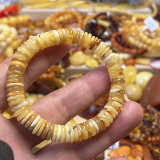 未镶嵌蜜蜡手串手串