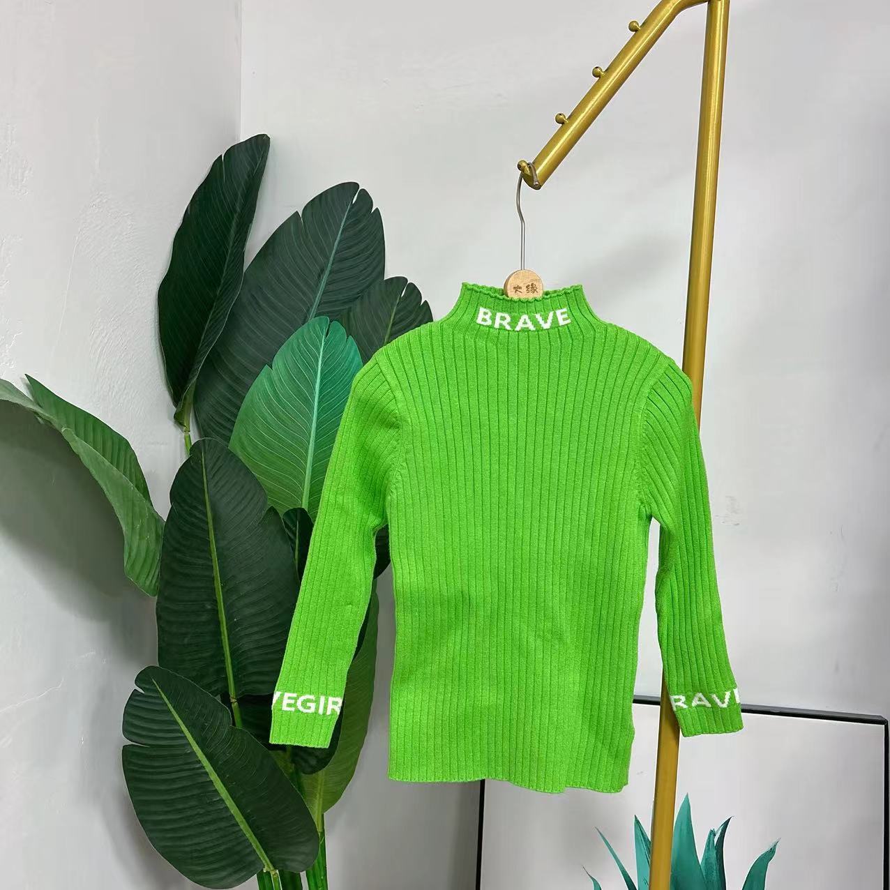 大庆仓 【其】秋冬季儿童绒衫 货号W22420736 (库V205）赛4百搭