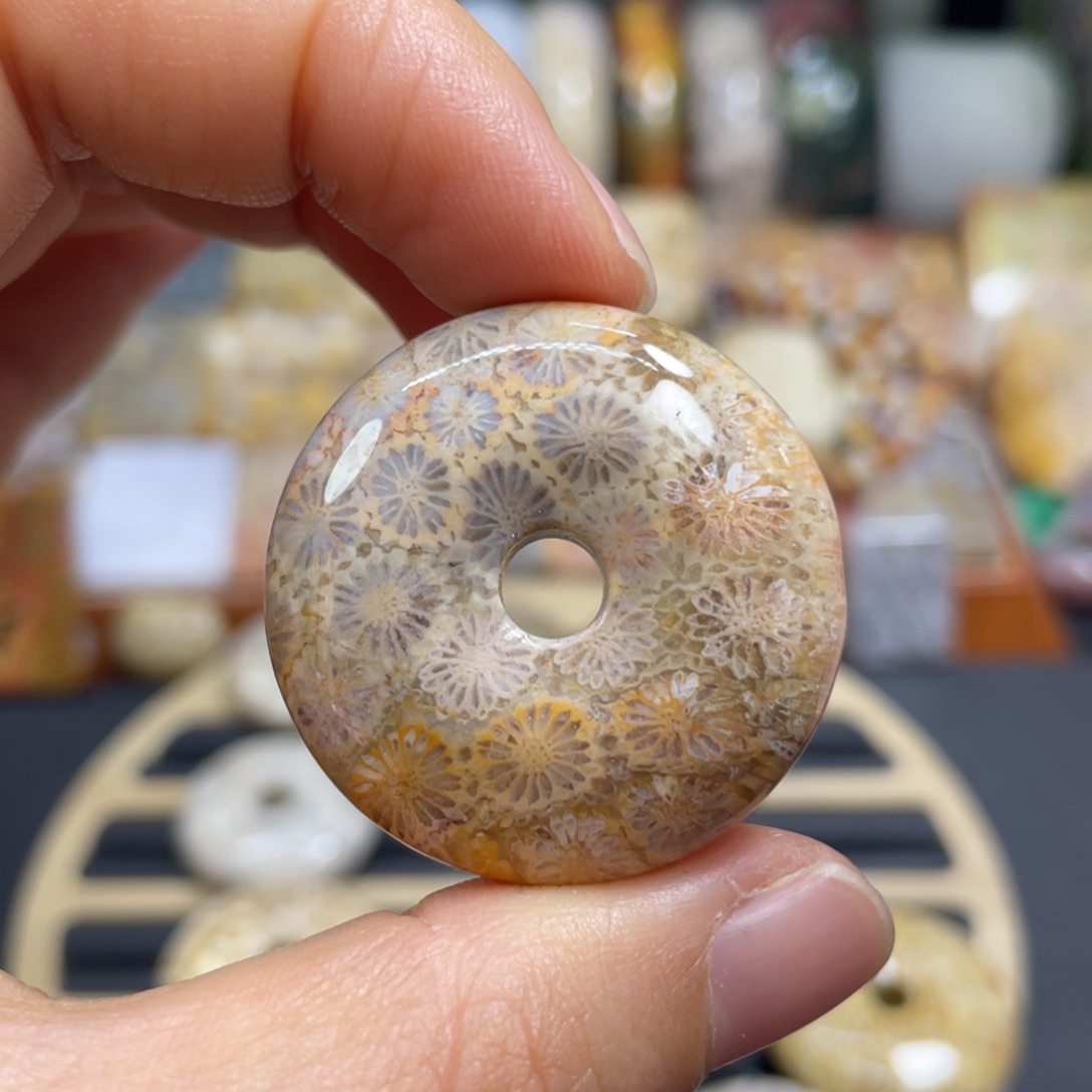 硅化玉未镶嵌颈饰k10