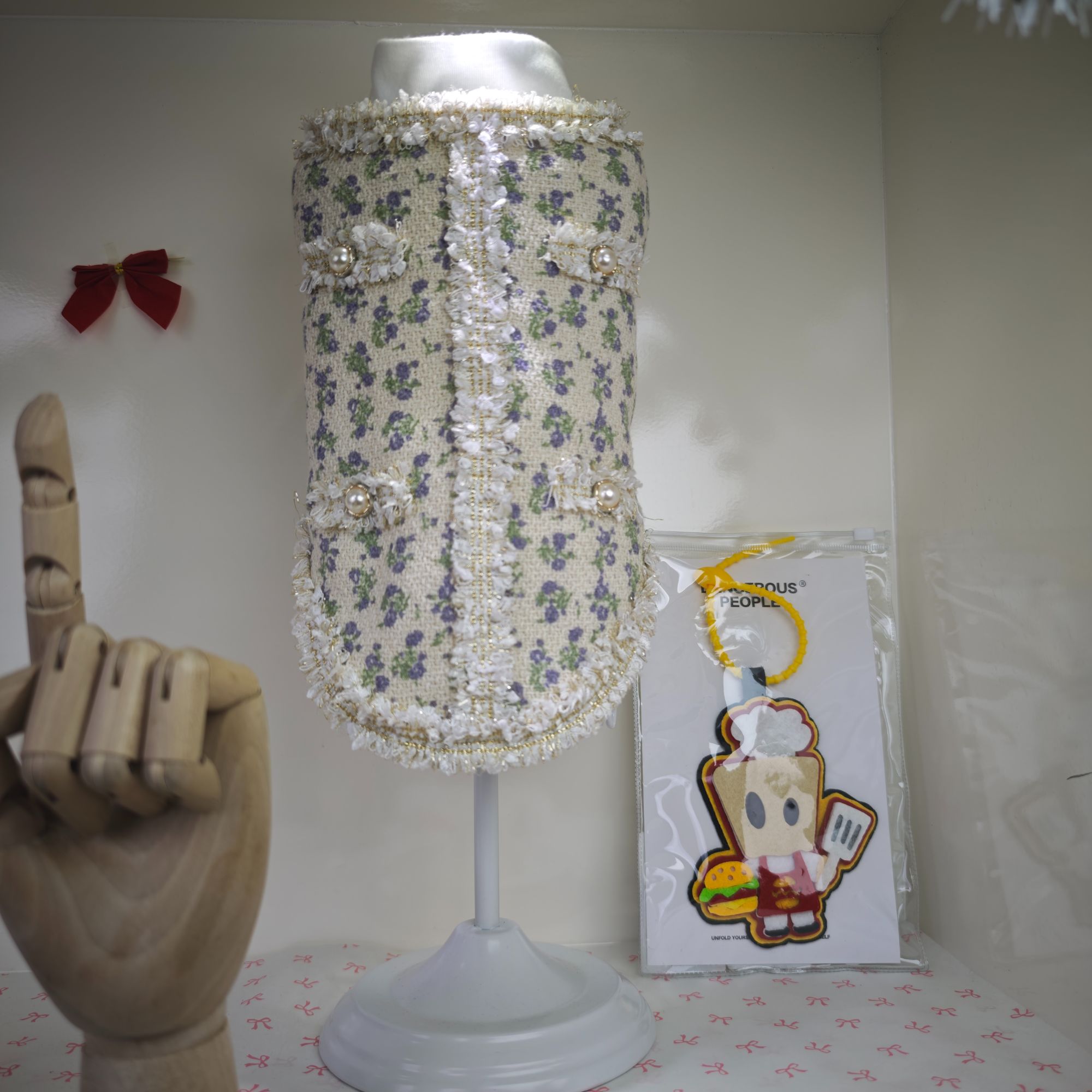 （12）泰迪雪纳瑞秋冬保暖四脚狗狗衣服可牵引外穿休闲服高奢定制