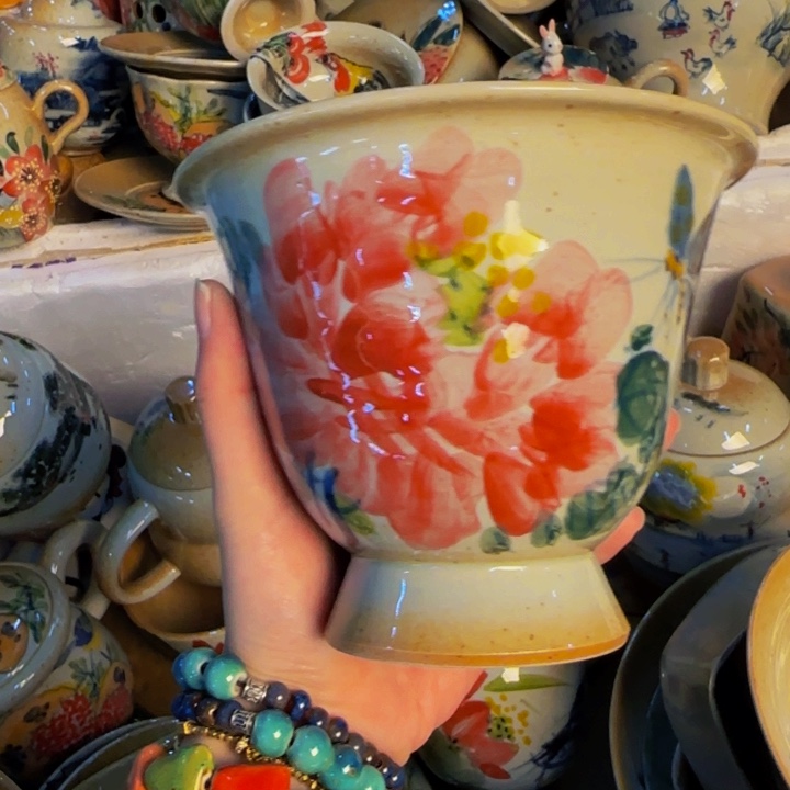 瓷片景德镇陶瓷手工手绘