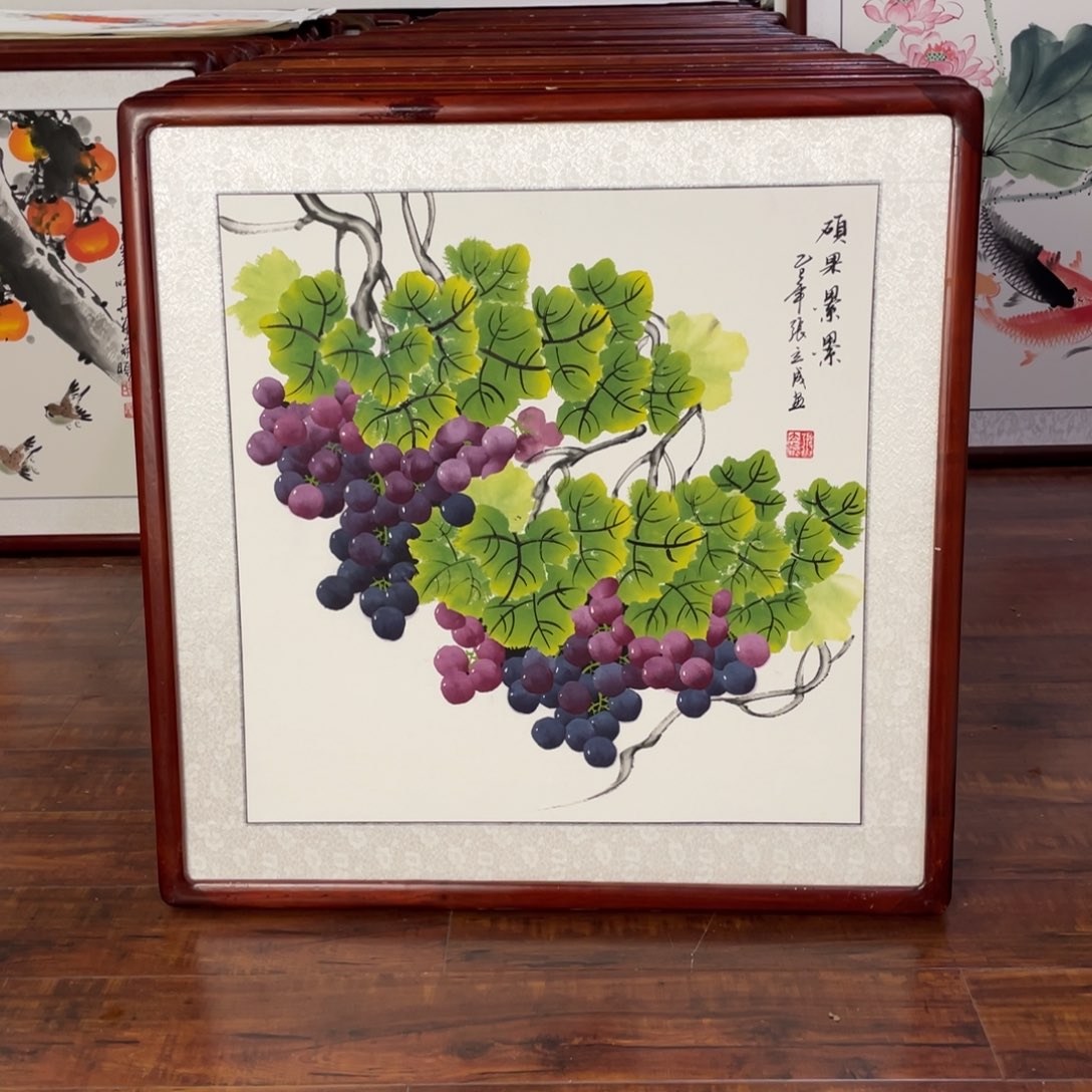 国画带框尺寸63*63厘米