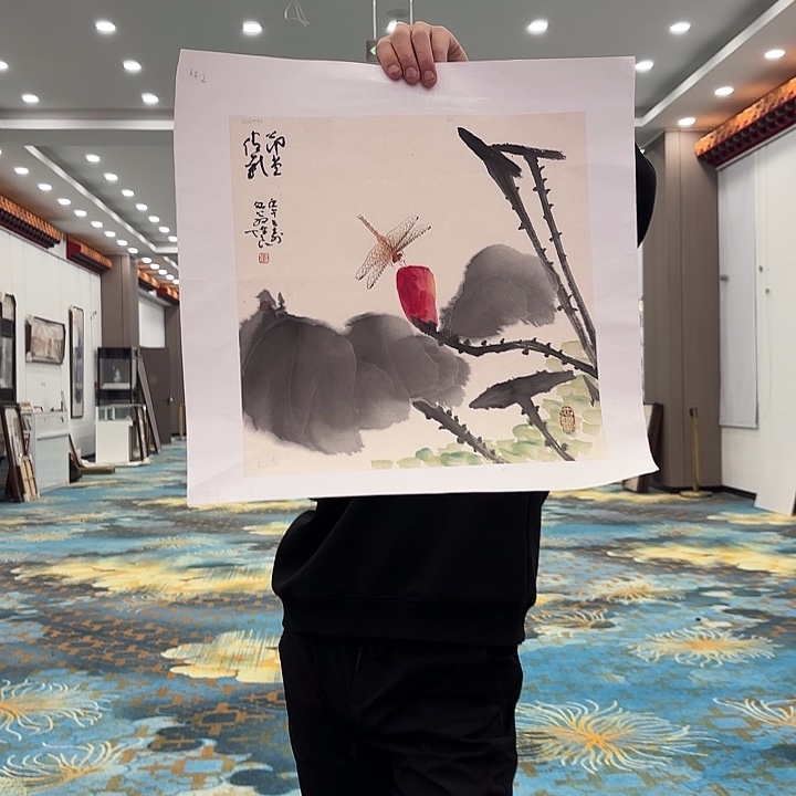 国画李陈良老先生原作