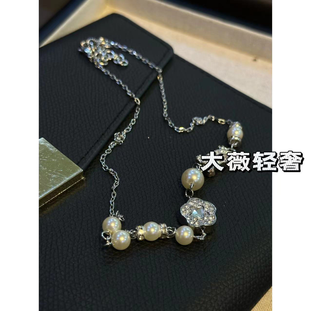 铜合金项链 高级感花朵项链-67757