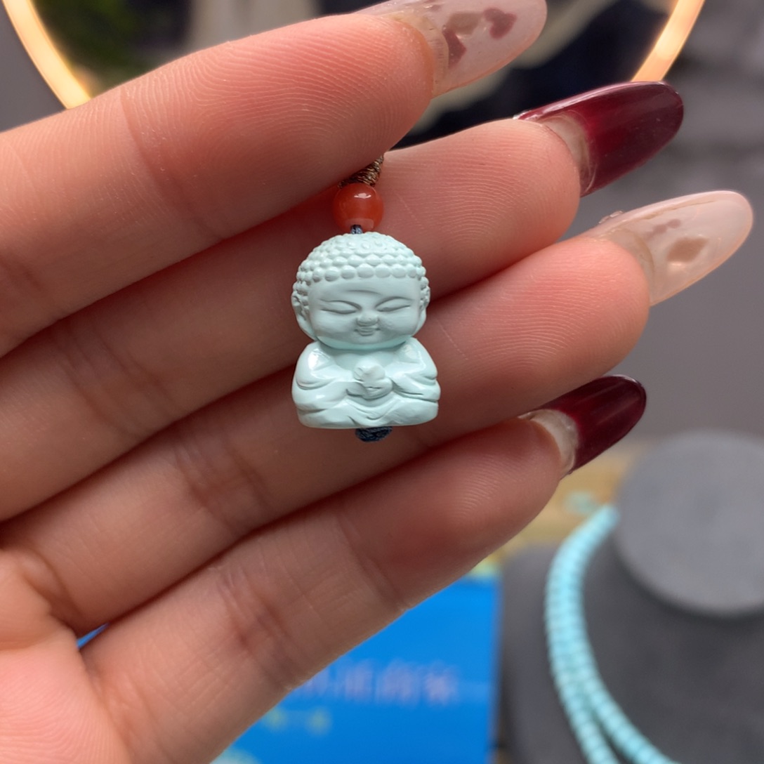 绿松石挂件未镶嵌