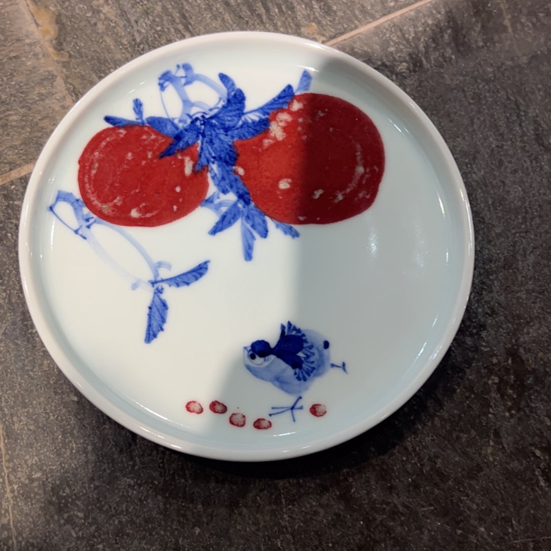 杯?**一原矿青花釉里红瓷器