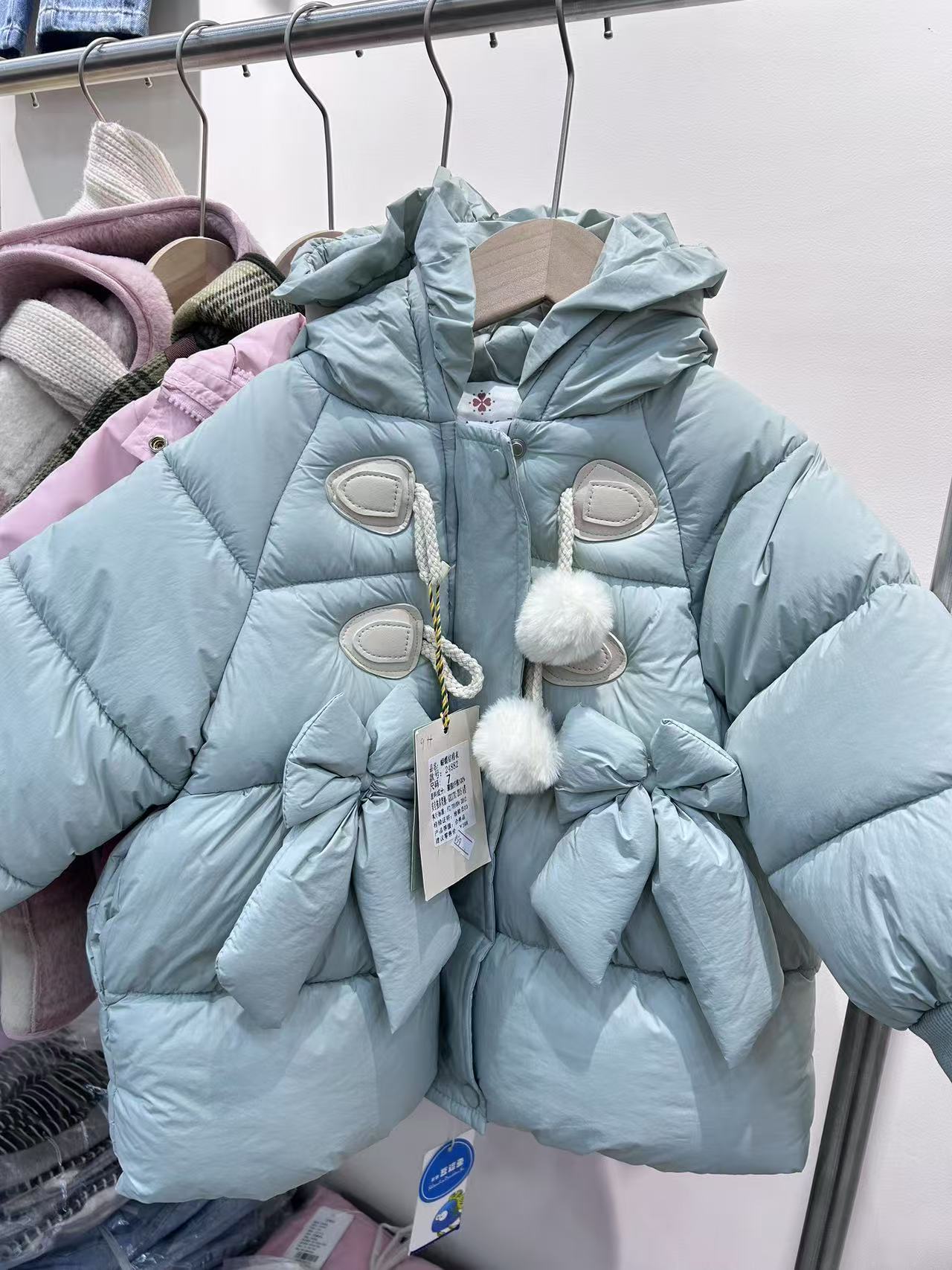 豆逗鱼冬款棉衣100、110女童