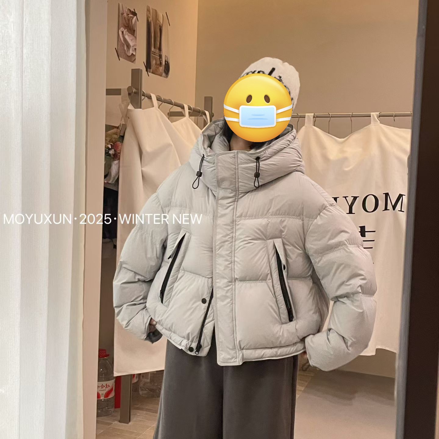 连帽拼接常规款落肩袖常规潮流休闲韩版保暖