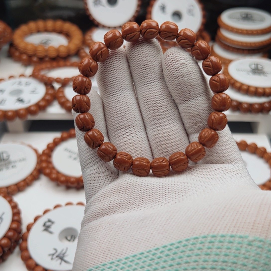 抖***咖桃核吊坠桃核手串