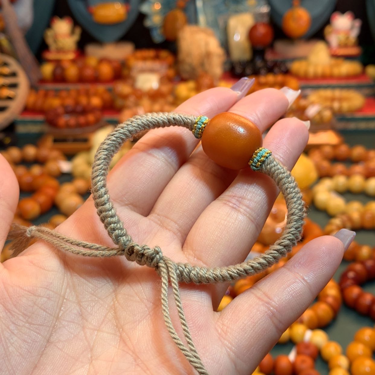 【闪购商品】蜜蜡手绳未镶嵌梁*蜜蜡手绳