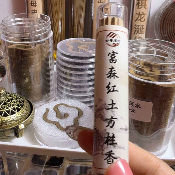 子***德线香富森方柱5罐。。。。。