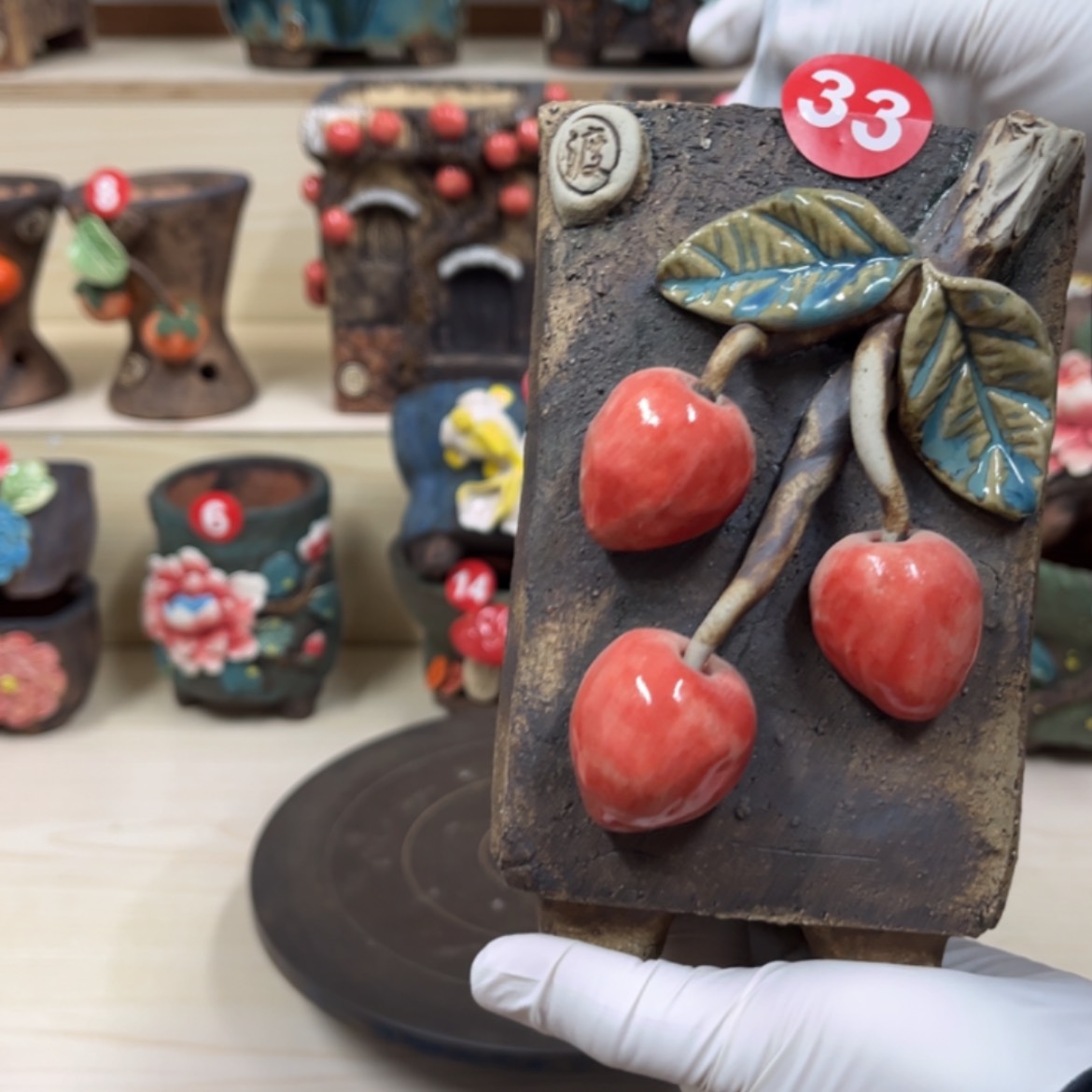 【闪购商品】紫砂花盆33号  口径8×8.5外高16